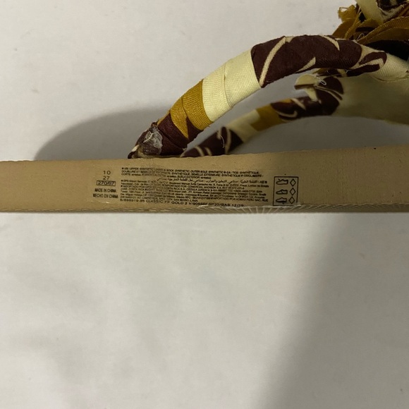 Reneshanta African Ankara Handmade Flip Flops Size 10 - Picture 5 of 7